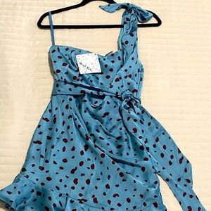 Brand new local boutique one shoulder dress